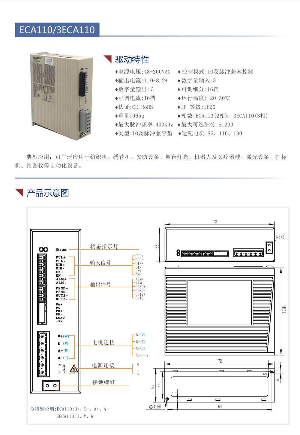 ECA110交流驅(qū)動器