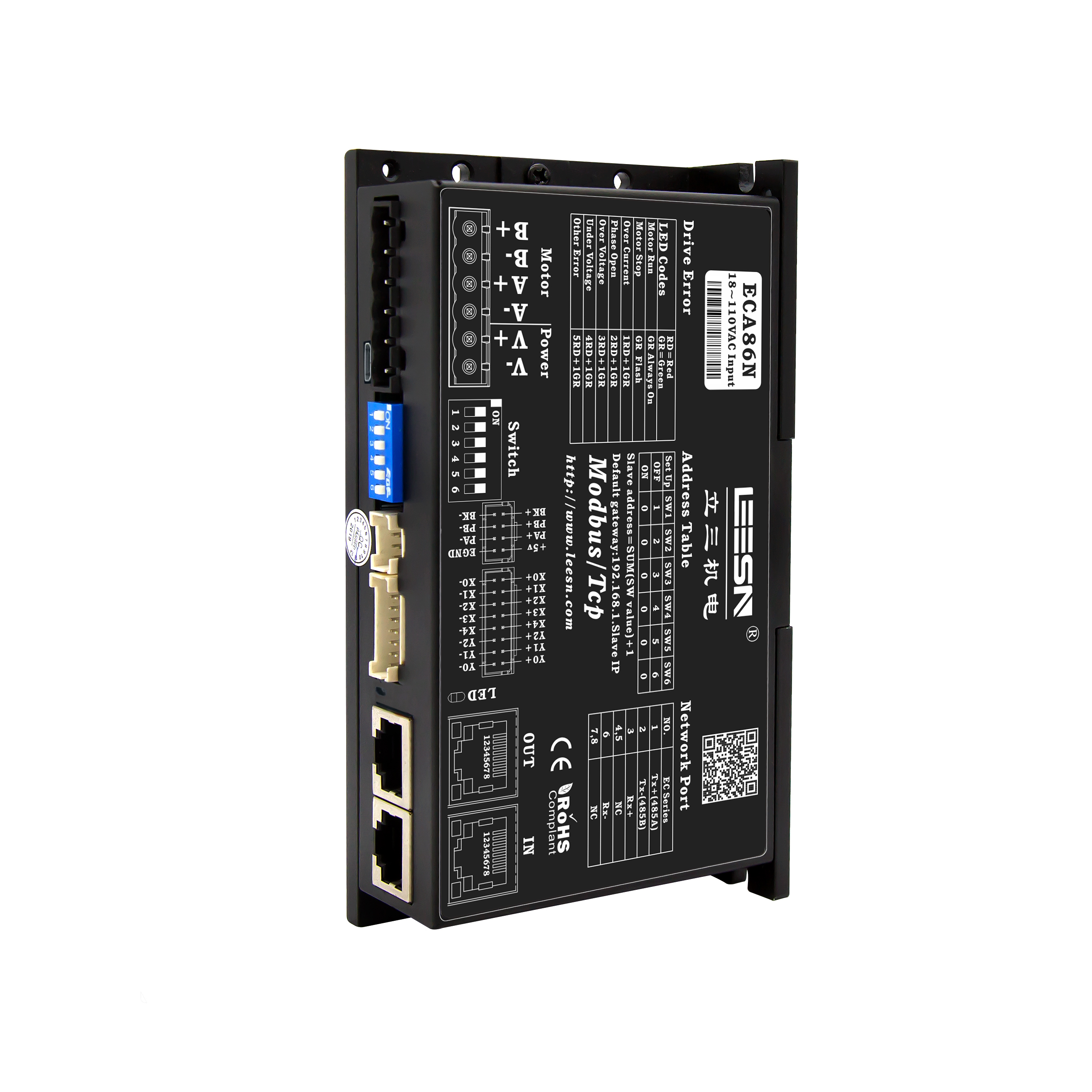 ECA86N(Modbus-TCP總線控制驅(qū)動(dòng)器)